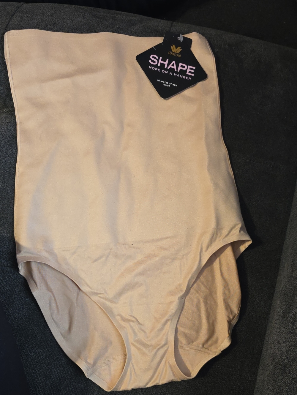 Wacoal SHAPE High-Waist Briefs in Nude